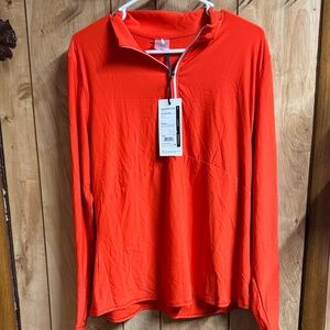 CALIA by Carrie Underwood Fresh Red Quarter-Zip Pullover